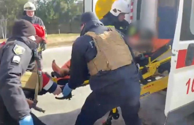 На Київщині чоловік облив себе бензином і підпалив: відео