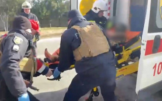 На Київщині чоловік облив себе бензином і підпалив: відео