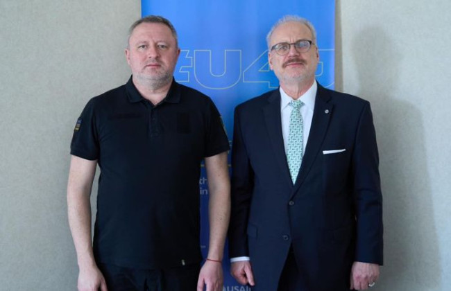 Костін обговорив з президентом Латвії можливі шляхи створення Спеціалізованого трибуналу