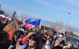 У Грузії відновилися акції протесту, відео