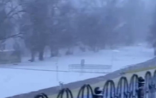 В Киев возвращается зима: столицу с ночи засыпает снегом, видео