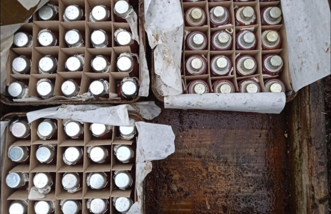На Київщині знайшли російські міни в підозрілому дерев‘яному ящику, фото