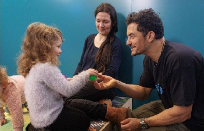 Актер Орландо Блум приехал в Украину, фото