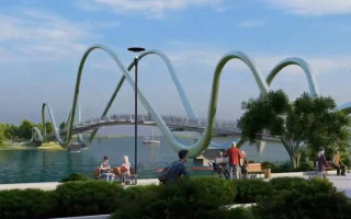 Кличко рассказал о строительстве пешеходного моста с Оболонской набережной на остров Оболонский