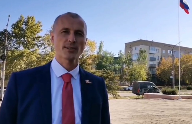 В Мелитополе в результате взрыва автомобиля пострадал коллаборант Зубарев