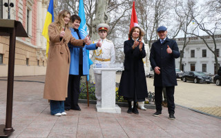 В Одессе открыли табличку о внесении центра во всемирное наследие ЮНЕСКО: фото