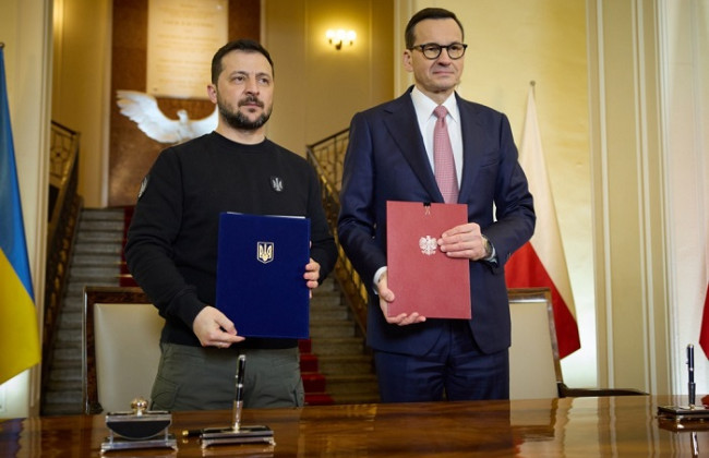 Зеленський і Моравецький підписали протокол щодо постачання оборонної техніки для України