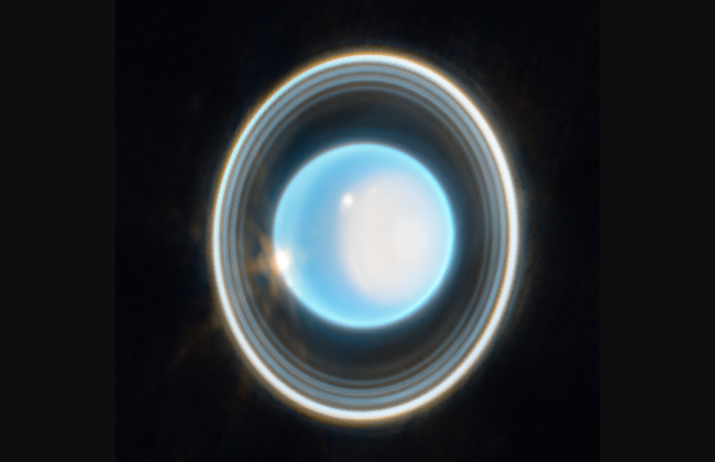 Телескоп «Джеймс Уэбб» сделал новое фото Урана
