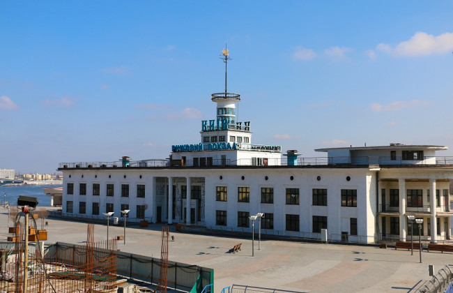 Историческое здание Речного вокзала в Киеве введено в эксплуатацию