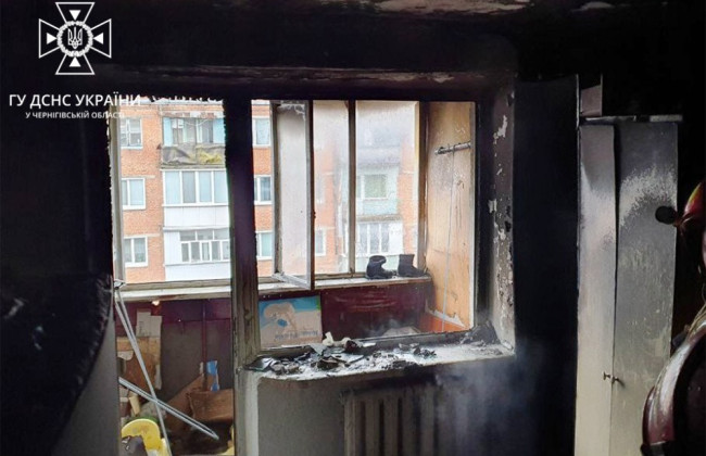 На Чернігівщині пустощі 2-річного хлопчика призвели до пожежі – ДСНС