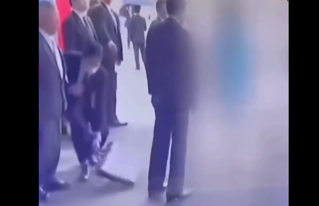 Замах на життя прем'єра Японії: охоронець професійно відбив портфелем вибуховий пристрій — відео