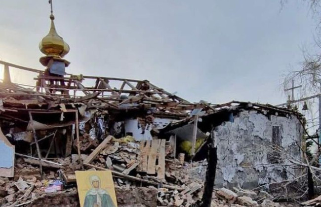 Російські окупанти обстріляли передмістя Запоріжжя: зруйновано церкву, фото