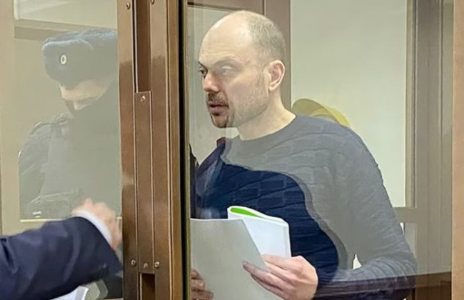 В рф опозиціонера Кара-Мурзу засудили до 25 років позбавлення волі