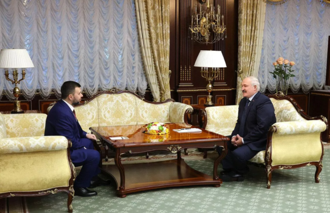 Лукашенко принял в Минске главаря так называемой «днр» Пушилина: МИД Украины отзывает посла в Беларуси