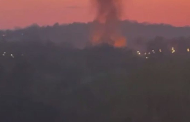 В Киеве на проспекте Лобановского произошел масштабный пожар, видео