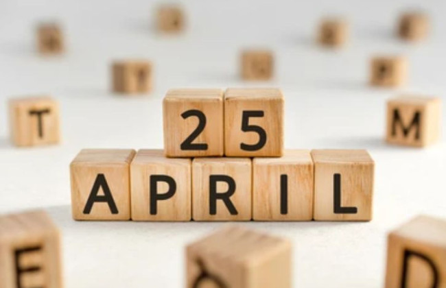 25 квітня: яке сьогодні свято та головні події