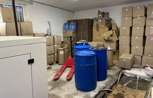 В Днепропетровской области разоблачено подпольное производство табака для кальяна