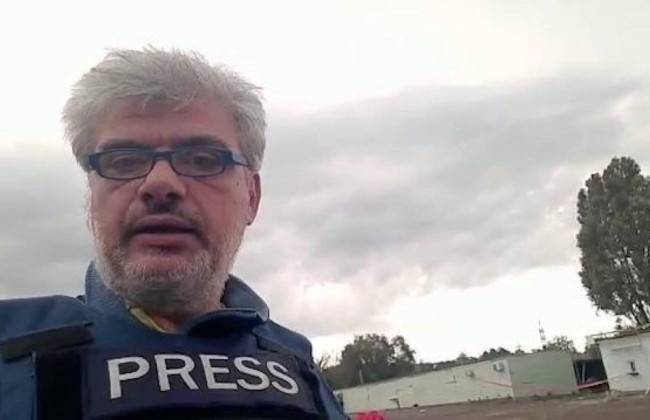 В Херсоне под вражеский обстрел попал журналист итальянской La Repubblica