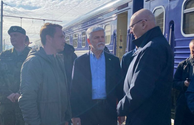 Президент Чехии Петр Павел и глава Словакии Зузана Чапутова приехали в Украину