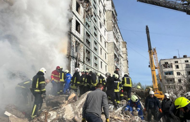 В Умани возросло количество жертв из-за ракетного удара по многоэтажке