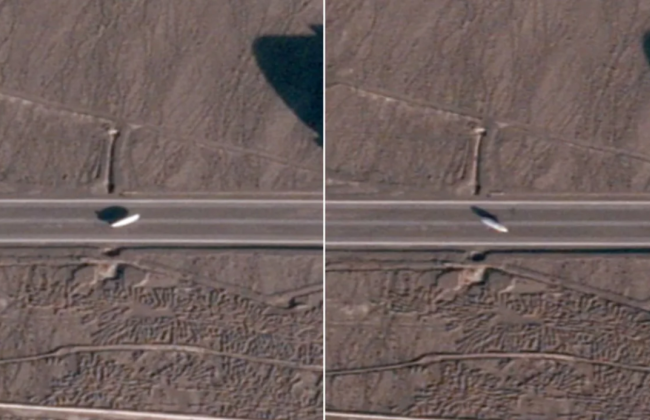 З'явилися супутникові знімки китайського військового дирижаблю, який раніше ніколи не бачили