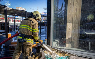 У Києві спалахнув заклад громадського харчування