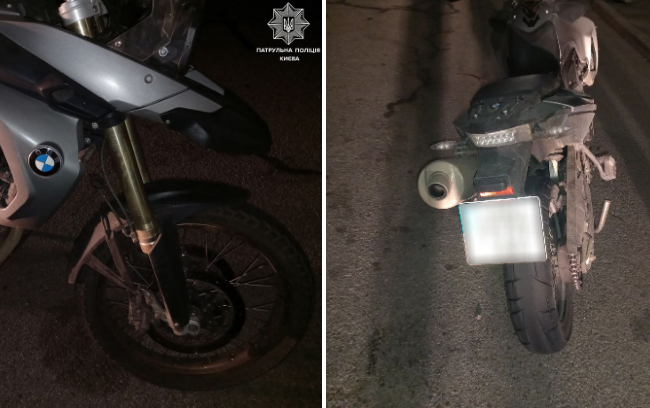 У Києві на блокпосту патрульні виявили мотоцикл, який розшукується Інтерполом