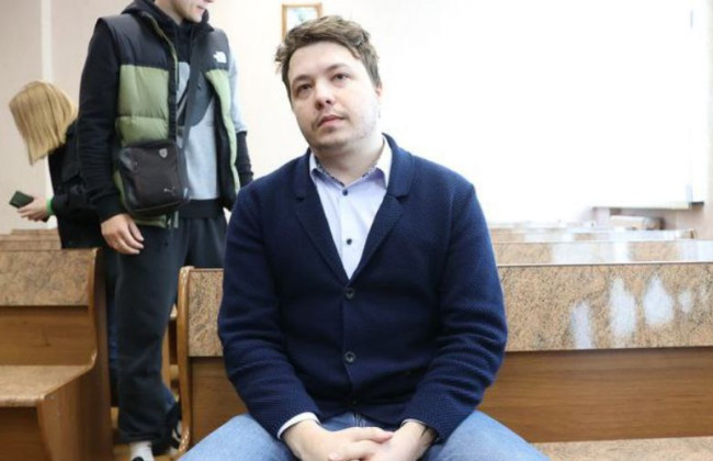 У Білорусі ексредактора Nexta Романа Протасевича засудили до 8 років колонії