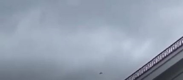 В Москве снова заметили беспилотник, видео