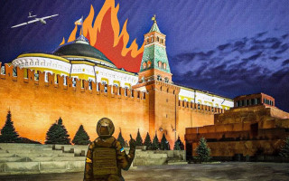 Укрпочта собирается выпустить новую марку, посвященную «бавовне» над Кремлем