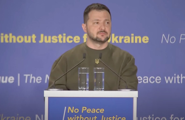 Ми всі хочемо бачити іншого Владіміра тут, у Гаазі,  – Зеленський виступив у Міжнародному кримінальному суді