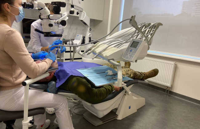 На Киевщине военные могут получить бесплатную стоматологическую помощь