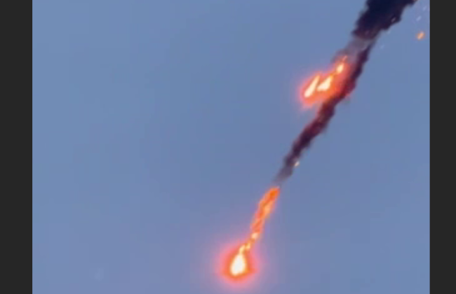 Над центром Києва збили безпілотник: мережею шириться відео