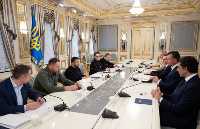 Зеленский встретился с руководством компании по управлению активами BlackRock: обсудили инвестиции и возобновление Украины