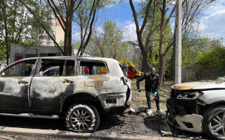 У мережі з'явилися відео наслідків нічної атаки на Київ