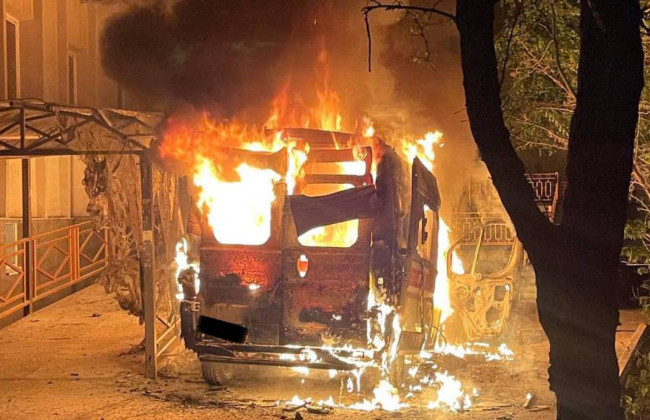 У Києві на Печерську згоріла карета «швидкої» – розпочато кримінальне провадження