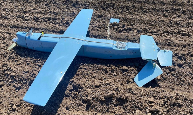 Прикордонники  на Харківщині приземлили російський дрон, оснащений камерою з 12 об'єктивами