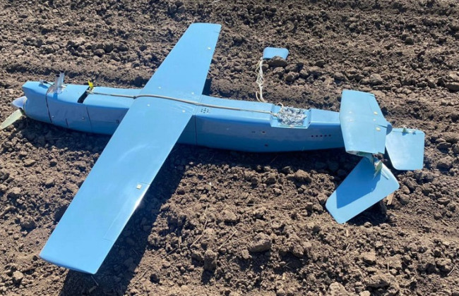 Прикордонники  на Харківщині приземлили російський дрон, оснащений камерою з 12 об'єктивами
