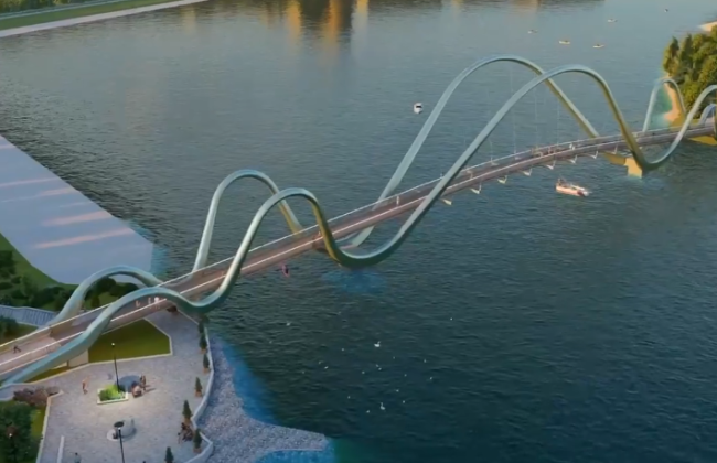 Пешеходный мост на Оболони в Киеве планируют открыть уже в этом году – Кличко