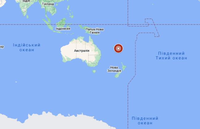 У островов Лоялти зафиксировали землетрясение