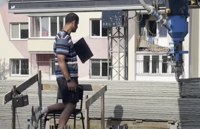 В Україні будують першу школу за допомогою 3D-принтера: відео