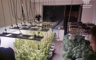 В Одессе полиция проверила мужчину, который играл на балконе с оружием, и нашла в квартире плантацию растений и расфасованный каннабис