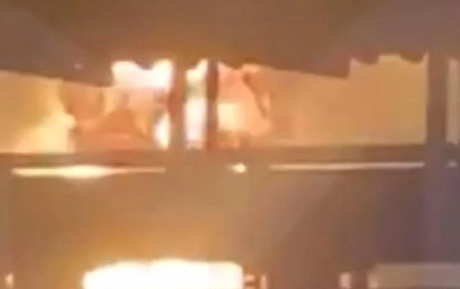 Безпілотники атакували Афіпський нафтопереробний завод: відео масштабної пожежі на Кубані