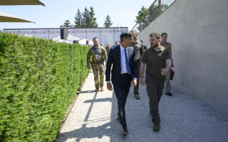 Зеленський у Молдові зустрівся з Ріші Сунаком: обговорили необхідність посилення ППО України