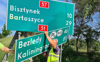 Польша начала менять на дорожных знаках название Калининграда на Крулевец: фото
