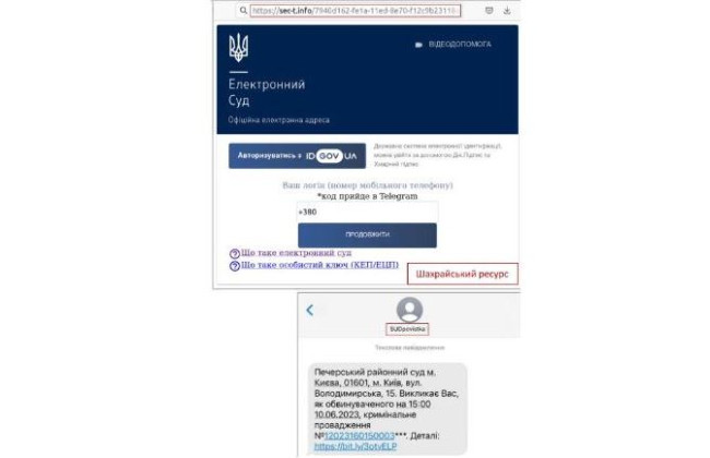 Госспецсвязи: SMS, поступающие якобы от имени Печерского райсуда Киева, – опасны