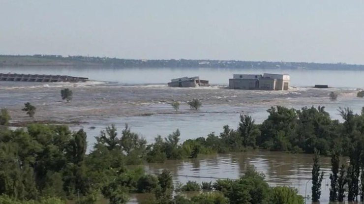 Уровень воды в водохранилище Каховской ГЭС достиг ниже «мертвой точки», — Укргидроэнерго