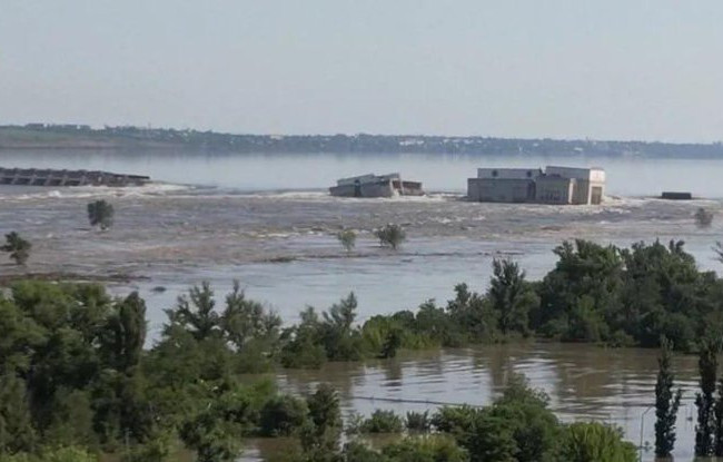 Уровень воды в водохранилище Каховской ГЭС достиг ниже «мертвой точки», — Укргидроэнерго