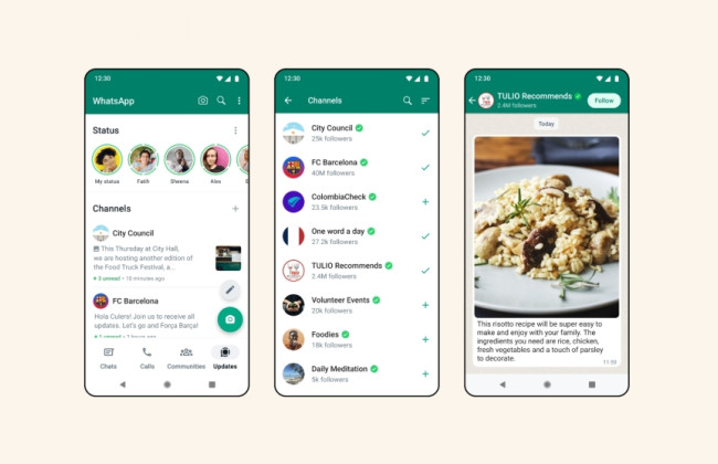 WhatsApp запускає нову функцію Channels: адміністратори каналів зможуть надсилати повідомлення, а користувачі лише їх переглядати
