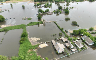 Каховське водосховище вже обміліло на 70%
